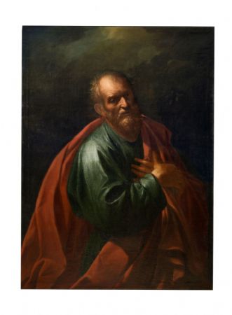Pier Francesco Gianoli (Campertogno, 1624- Milan, 1692) "Figure of a Saint"
    